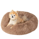 Calming Dog Bed for Large, Medium and Small Pets Coconut brown