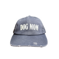 Load image into Gallery viewer, Dog Mom Distressed Cap - Scotland Blue