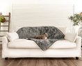 Load image into Gallery viewer, PupProtector™ Short Fur Waterproof Throw Blanket - Charcoal Grey