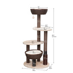 Pharaoh Natural Handwoven Eco-friendly Large Cat Tower