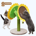 Load image into Gallery viewer, Double Bloom Sunflower Cat Scratching Post