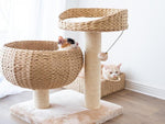 Cozy Handwoven Eco-Friendly Medium Cat Tree