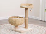 Cozy V2 Natural Handwoven Eco-Friendly Cat Tree