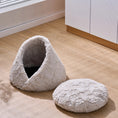 Load image into Gallery viewer, Rose Cradle Luxury Plush Cat Bed for Indoor Cats