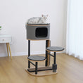 Load image into Gallery viewer, Starbz Steel Frame Modern Cat Tree and Scratcher for Indoor Cats