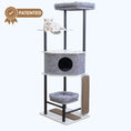 Load image into Gallery viewer, Grayson Industrial Modern Cat Tree and Scratcher for Indoor Cats
