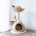 Load image into Gallery viewer, Walk Up Handwoven Cat Tree and Scratcher for Indoor Cats
