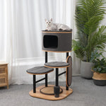 Starbz Industrial Style Modern Medium 4 Level Cat Tower