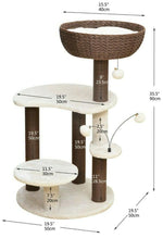 Quartz Handwoven Eco-Friendly Medium Cat Tree