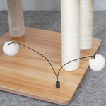 Wagon Style Wooden Medium Cat Tower