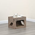 Load image into Gallery viewer, Jodie Minimalist Modern Cat Playhouse and Scratcher for Indoor Cats