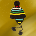 Load image into Gallery viewer, Hand Knit Charcoal Stripe Wool Hat