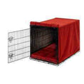 Load image into Gallery viewer, Bowsers Cherry Bones Dog Crate Cover - Den-Like Privacy and Crate Comfort