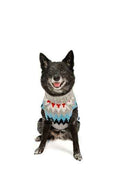 Load image into Gallery viewer, Gray Chevron Dog Sweater