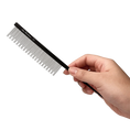 Load image into Gallery viewer, Pet 7" Parting Comb Dual Tooth Black by Chris Christensen