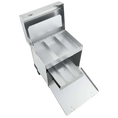 Load image into Gallery viewer, D-Flite Tack Box with wheels Silver by Chris Christensen product image