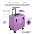 Load image into Gallery viewer, D-Flite Tack Box with wheels Purple by Chris Christensen