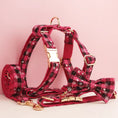 Load image into Gallery viewer, Christmas Red Star Plaid Set