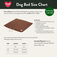 Load image into Gallery viewer, Dog Beds Premium Cinnamon Waxed Cotton Canvas Dog Bed