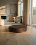 Load image into Gallery viewer, The Circle — Round Ottoman Dog Bed | High-Density Foam, Waterproof Lined, Washable