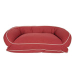 Classic Canvas Bolster Dog Bed