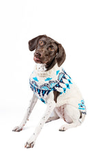 Coastal Cable Knit Dog Sweater