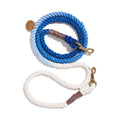 Load image into Gallery viewer, Cobalt Cotton Rope Dog Leash by Found My Animal | Adjustable & Secure Bolt Snap