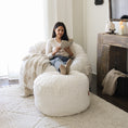 Load image into Gallery viewer, Adult Bean Bag Chair - Queen - NEST Faux Fur