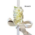 Load image into Gallery viewer, Cream Silk Flowers Wedding Dog Collar - Handmade