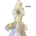 Load image into Gallery viewer, Cream Silk Flowers Wedding Dog Collar - Handmade