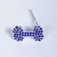 Load image into Gallery viewer, Hello Doggie Crystal Bone Barrette Crystal Bows & Barrettes