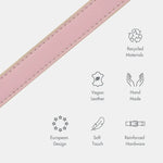 Collar - Air Tag Enabled - Vegan Leather - Cupertino Nina Woof