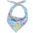 Load image into Gallery viewer, Cyan Wildflowers Dog Bandana