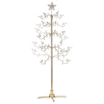 Kurt Adler 76-Inch Revolving Gold Metal Tree