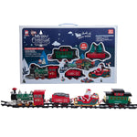 Kurt Adler Battery Operated Musical Train with Tree and Santa Table Piece