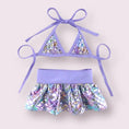 Load image into Gallery viewer, Bark Fifth Ave. Mermaid- Dog Bikini Set