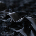 Load image into Gallery viewer, Hello Doggie Baby Ruffle Dog (Black) Satin Silk Handmade blanket