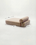 Load image into Gallery viewer, The Modern Day Bed — Boucle Lounge Dog Bed | High-Density Foam, Waterproof Lined, Washable