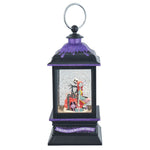Kurt Adler 9-Inch Battery-Operated Disney Nightmare Before Christmas Jack And Sally Spinning Musical Light-Up Lantern