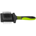 Load image into Gallery viewer, Finishing Soft Green Slicker Brush by Dog Fashion Spa