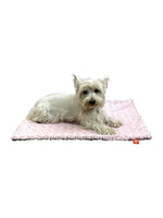 Blanket, Pink/Grey Two Tone Rosebud