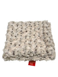 Load image into Gallery viewer, Blanket, Two Tone Rosebud Ivory/Brown