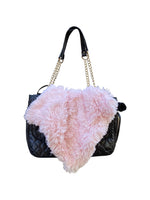 Carrier Square Blanket, Powder Puff in Pale Pink