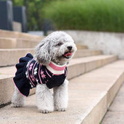 Star Turtleneck Sweater Dog Dress
