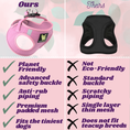 Load image into Gallery viewer, EcoBark Step In Dog Harness - XXXS to Small Breeds- Reflective Soft Mesh Harness for Teacup, Small Dogs and Puppies / Baby Pink