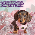 Load image into Gallery viewer, EcoBark Step In Dog Harness - XXXS to Small Breeds- Reflective Soft Mesh Harness for Teacup, Small Dogs and Puppies / Baby Pink
