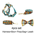 Load image into Gallery viewer, Autumn Blue Plaid Set