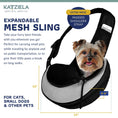 Load image into Gallery viewer, Expandable Sling Bag - Front Shoulder Pet Carrier for Small Dog, Cat and Puppy