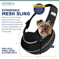Load image into Gallery viewer, Expandable Sling Bag - Front Shoulder Pet Carrier for Small Dog, Cat and Puppy