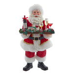 Kurt Adler 10.5-Inch Fabriché Wine Santa